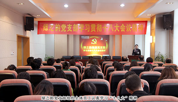 江南体育在线(中国)官方网站党支部组织全体员工认真学习贯彻党的十八大会议精神