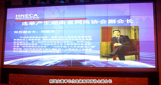 湖南省网商协会成立，江南体育在线(中国)官方网站胡国安董事长当选副会长