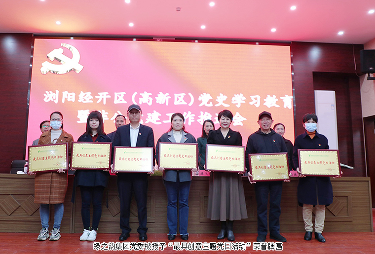 浏阳经开区（高新区）党史学习教育暨非公企业党建工作推进会召开，江南体育在线(中国)官方网站党委再获表彰